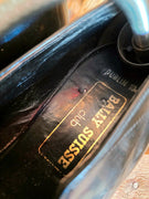 Vintage Bally Suisse Club Patent Slip on Shoes