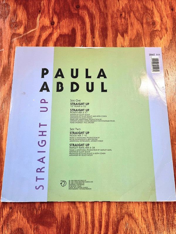 Paula Abdul – Straight Up Record Vinyl
