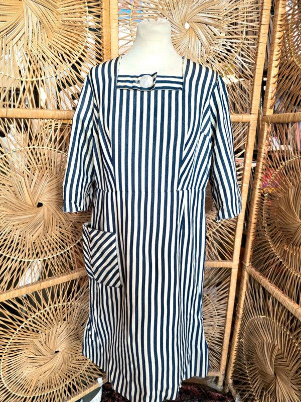 Vintage 1950's Stripe Dress