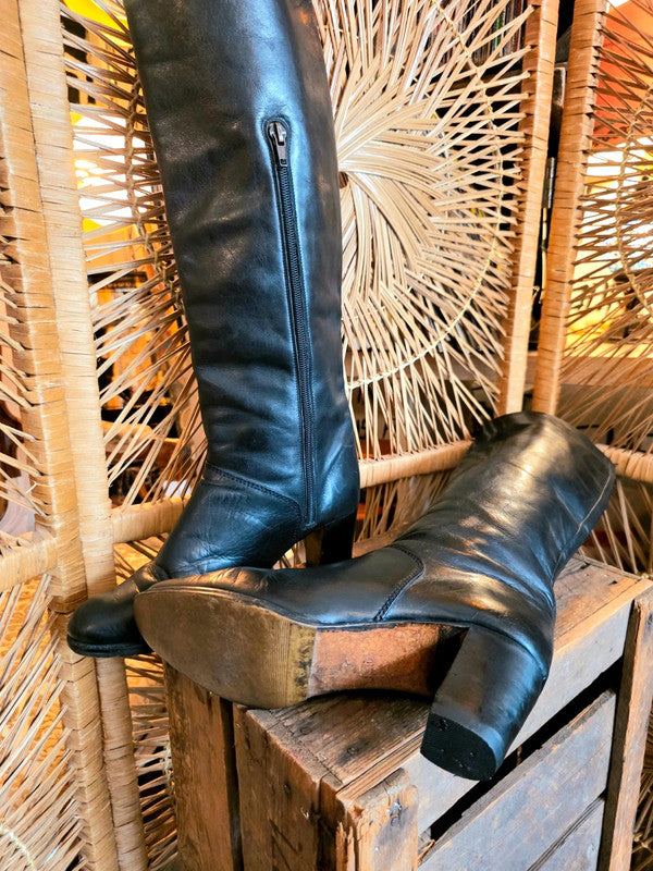 Vintage 80's Leather Boots