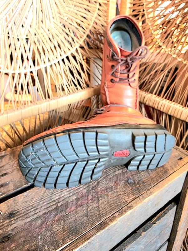 Vintage 90's Wolky Leather Ankle Boots
