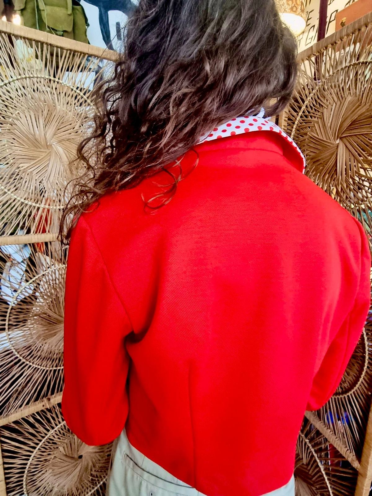 Vintage 50´s / 60´s Crimplene Crop Jacket