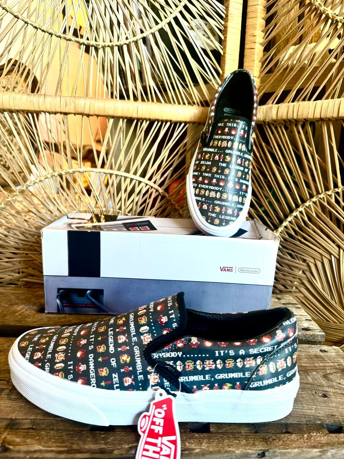 Brand New Vans Nintendo Legend Of Zelda Sneakers Trainers