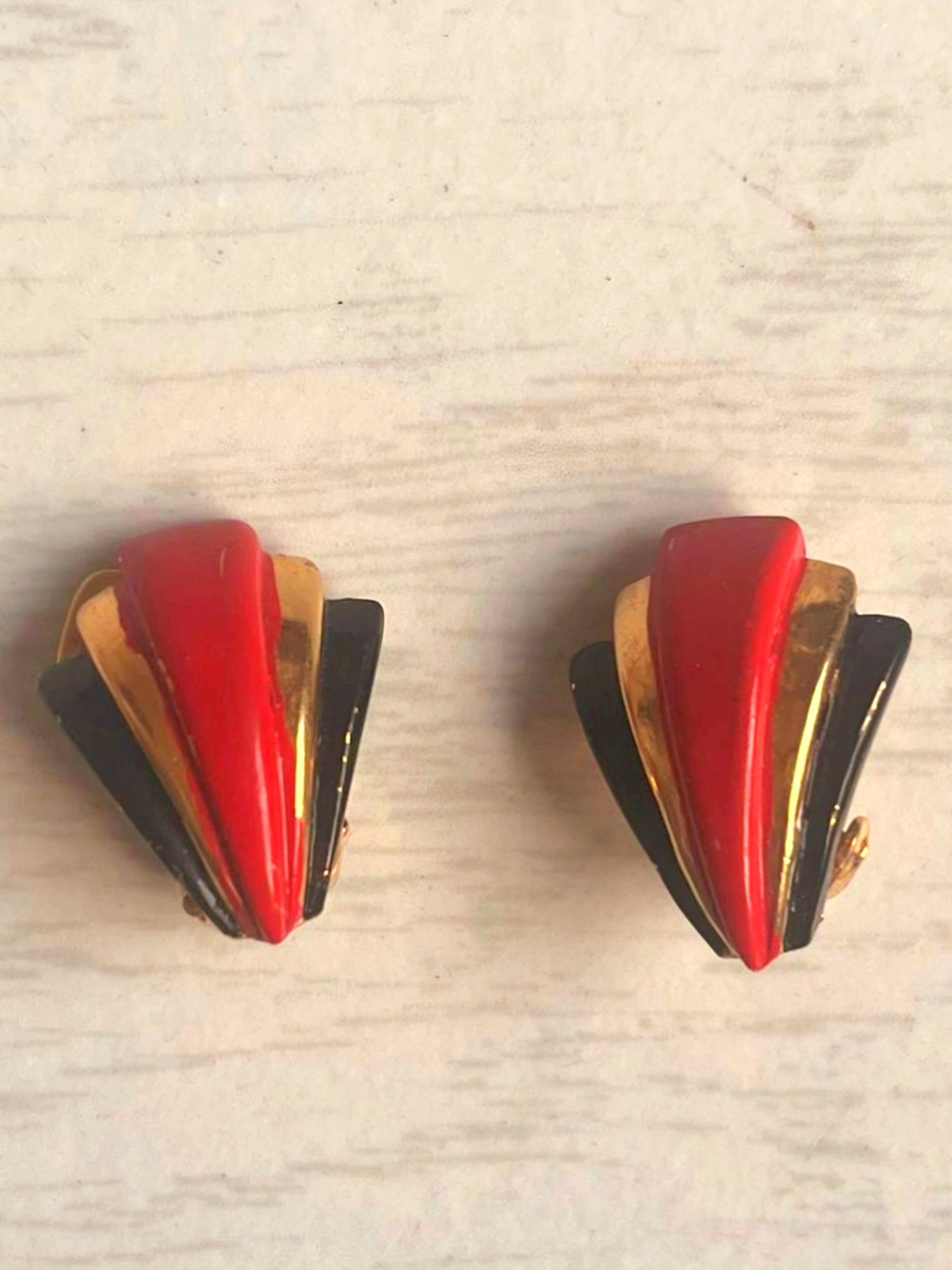 Vintage 80's Clip-Ons Earrings