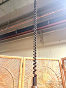 Vintage 60s / 70s Adjustable Fringe Ceiling Lamp Hanglamp
