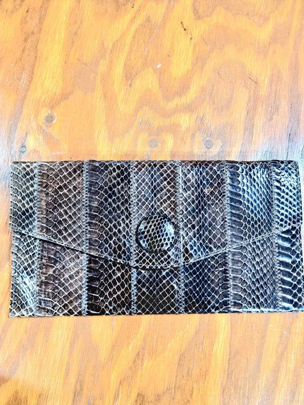 Vintage Moc Cro Clutch / Shoulder Bag