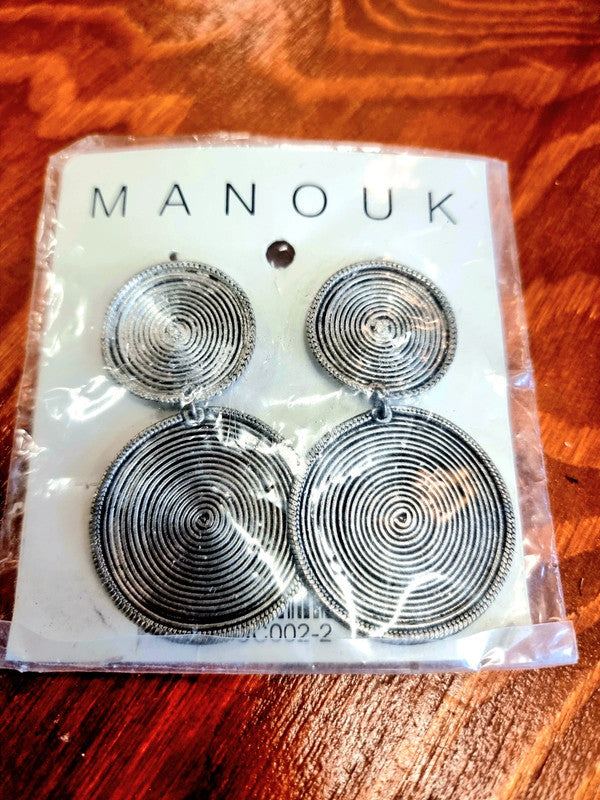 Brand New Manouk Clip Earrings
