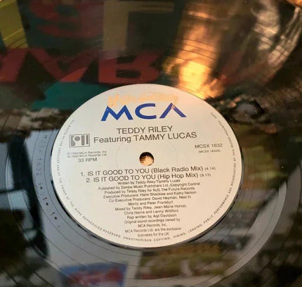 Aaron Hall/Teddy Riley – Don't Be Afraid (Remix) Vinyl Record - Yatva