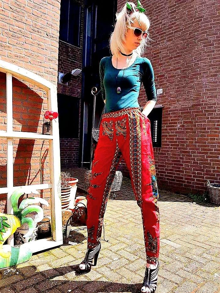 African Print Trouser
