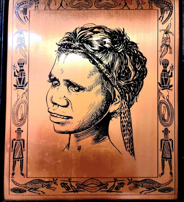 African Vintage Style Painting - Yatva