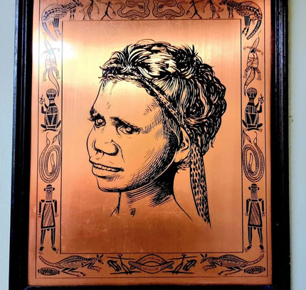 African Vintage Style Painting - Yatva