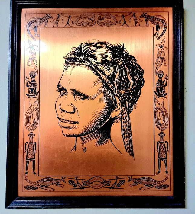 African Vintage Style Painting - Yatva