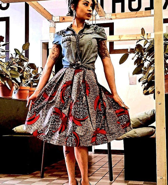 Ankara Vilsco Skirt - Yatva