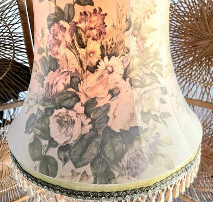 Antique French Glass Stem Floor Lamp - Yatva