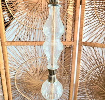 Antique French Glass Stem Floor Lamp - Yatva
