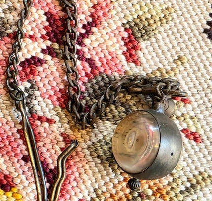 Antique Omega Crystal Ball Pocket Watch - Yatva