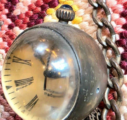 Antique Omega Crystal Ball Pocket Watch - Yatva