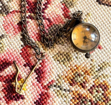 Antique Omega Crystal Ball Pocket Watch - Yatva