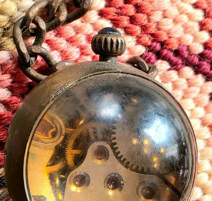 Antique Omega Crystal Ball Pocket Watch - Yatva