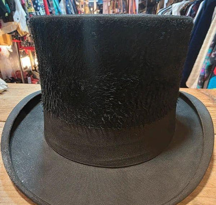 Antique Victorian Felt Top Hat - Yatva