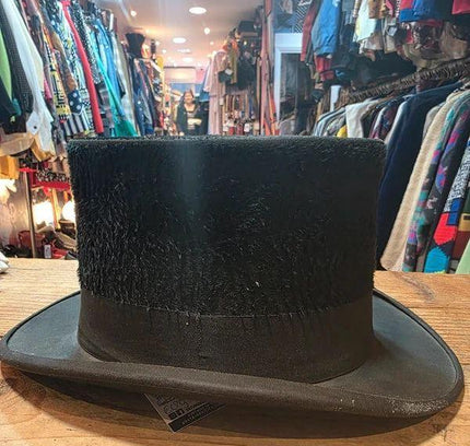 Antique Victorian Felt Top Hat - Yatva