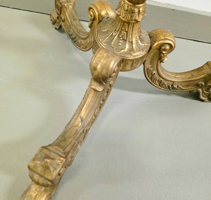 Antique Vintage Italian Standing Brass Coat Rack - Yatva