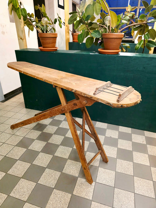 Antique Wooden Ironing Board - Early 20th Century Primitive