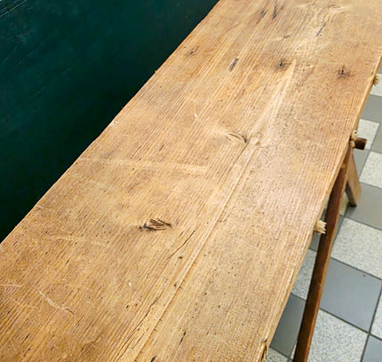 Antique Wooden Ironing Board - Early 20th Century Primitive - Yatva