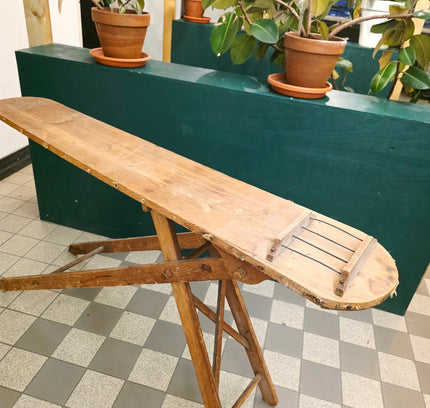 Antique Wooden Ironing Board - Early 20th Century Primitive - Yatva