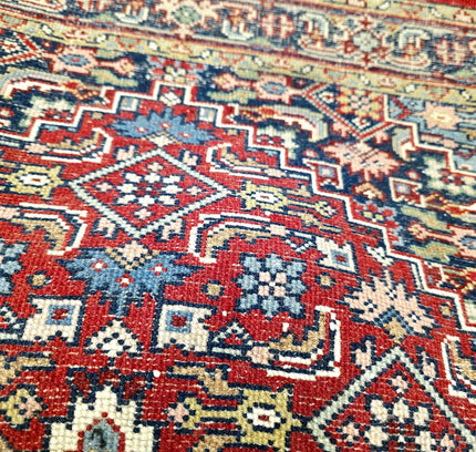 Authentic Hand-Knotted Persian Bidjar Runner Rug - 75cm x 150cm (Vintage Wool) - Yatva