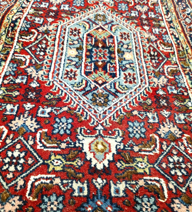 Authentic Hand-Knotted Persian Bidjar Runner Rug - 75cm x 150cm (Vintage Wool) - Yatva