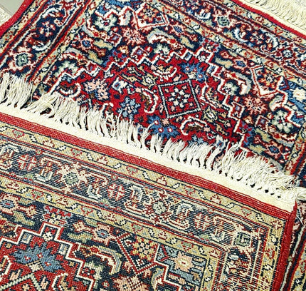 Authentic Hand-Knotted Persian Bidjar Runner Rug - 75cm x 150cm (Vintage Wool) - Yatva