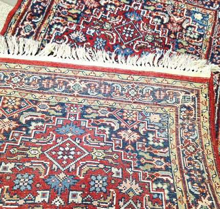 Authentic Hand-Knotted Persian Bidjar Runner Rug - 75cm x 150cm (Vintage Wool) - Yatva