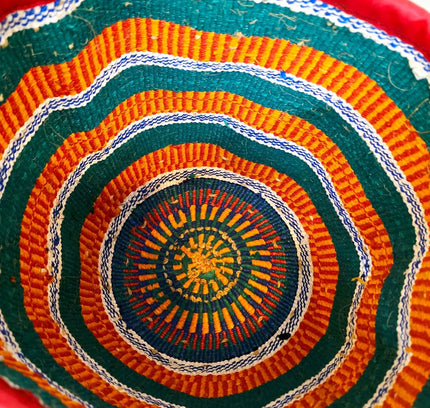 Authentic Handwoven Kenyan Kiondo Basket – Vibrant Sisal - Yatva