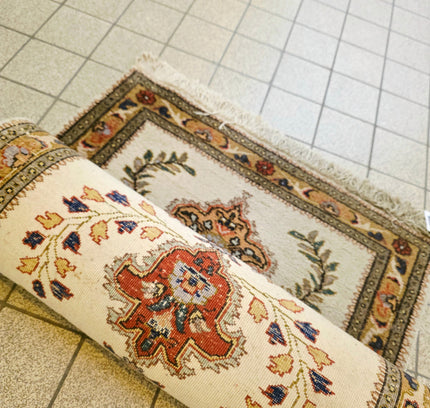 Authentic Persian Tabriz Runner 90x305 cm - Hand-Knotted Wool Vintage Rug - Yatva