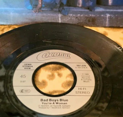 Bad Boys Blue – You're A Woman Vinyl Record - Yatva