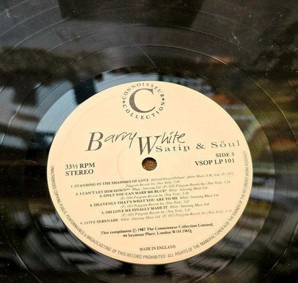 Barry White – Satin & Söul Vinyl Record - Yatva