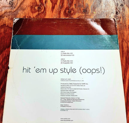 Blu Cantrell – Hit 'Em Up Style (Oops!) Record Vinyl - Yatva