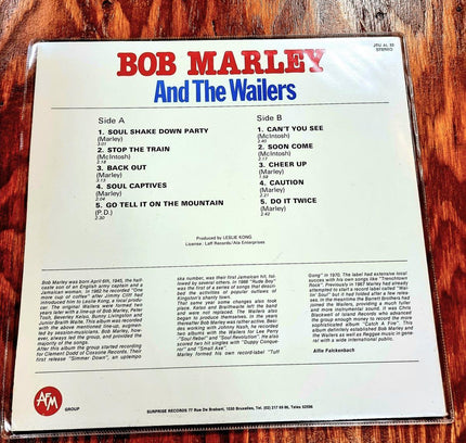 Bob Marley And The Wailers – Bob Marley And The Wailers - Yatva