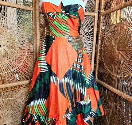 Brand New 1950's Inspired Ankara Dress - Yatva