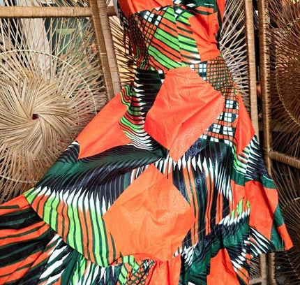 Brand New 1950's Inspired Ankara Dress - Yatva