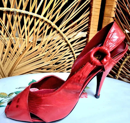 Brand New 80's Charles Morgan Paris Slingback Shoes - Yatva