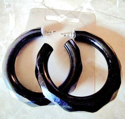 Brand New 80s Hoop Pierced Earrings - Yatva