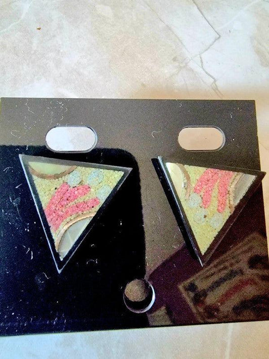 Brand New 80s Pierced Earrings - Yatva