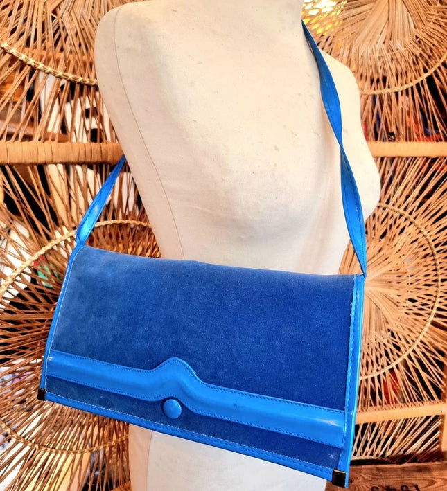 Brand New 80´s Vintage Clutch & Shoulder Bag - Yatva