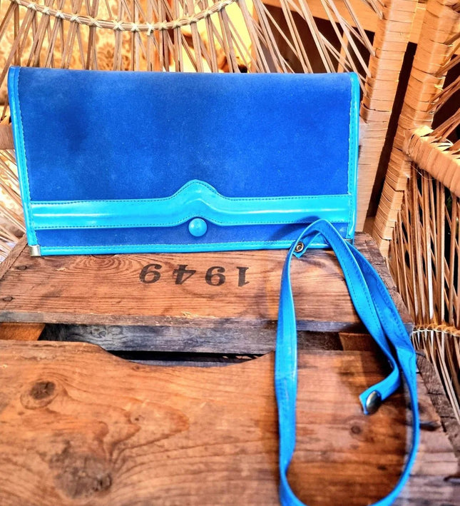 Brand New 80´s Vintage Clutch & Shoulder Bag - Yatva
