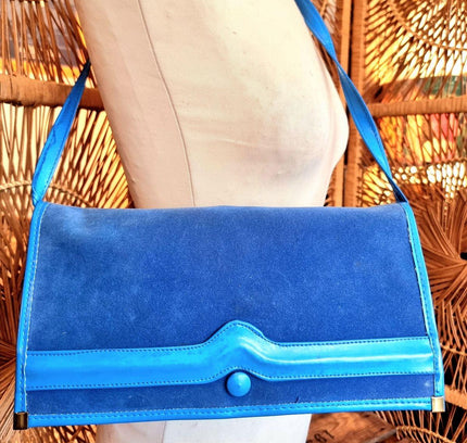 Brand New 80´s Vintage Clutch & Shoulder Bag - Yatva