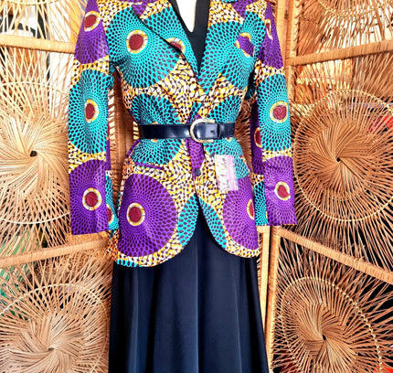 Brand New African Ankara Print Blazer Jacket - Yatva