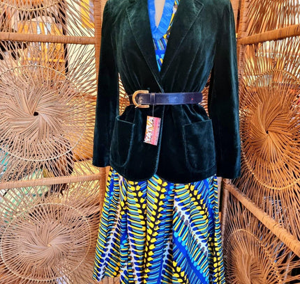 Brand New Ankara Abstract African Print Dress - Yatva