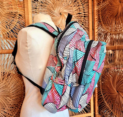 Brand New Ankara Vilsco Fabric Backpack - Yatva